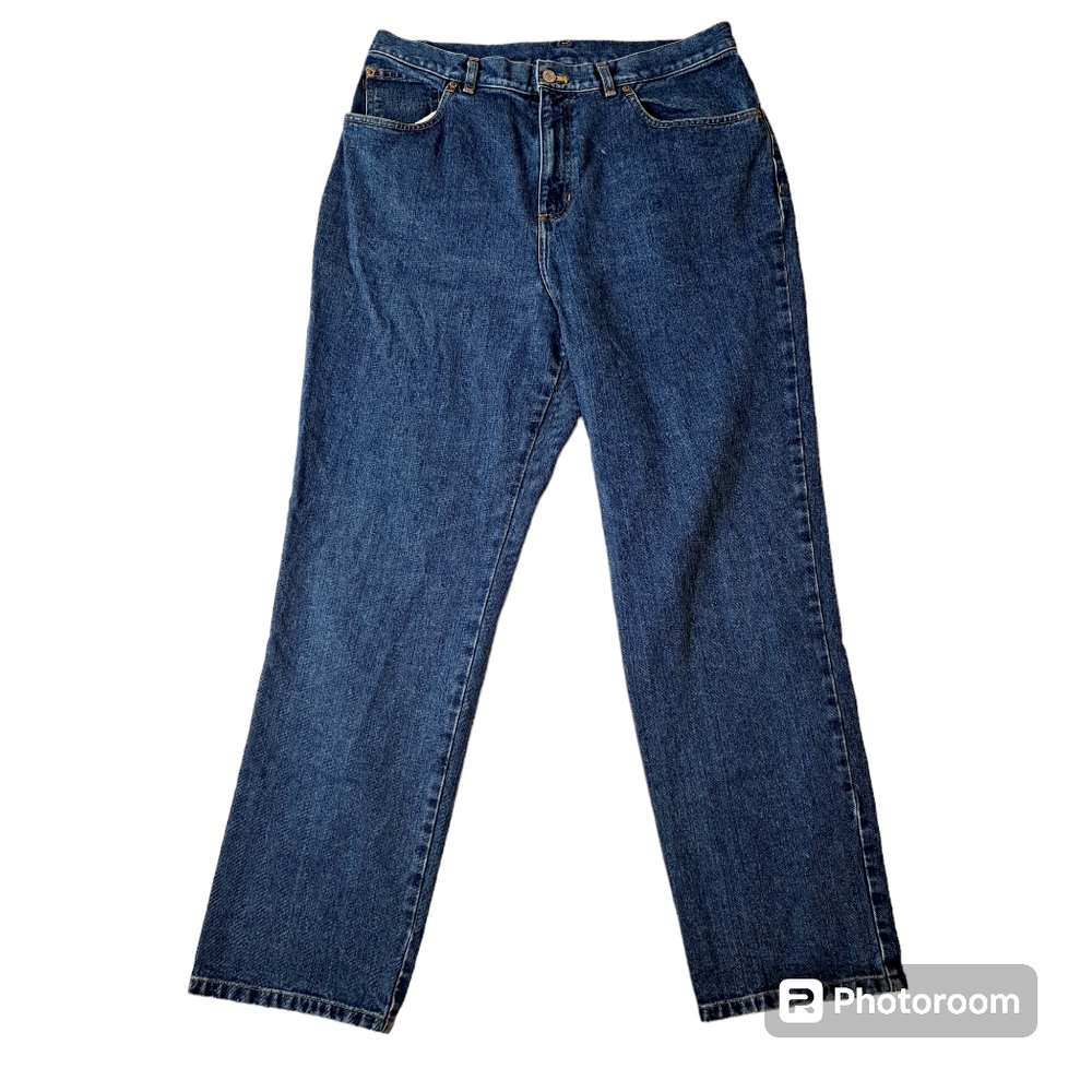LAUREN Jeans Co. By Ralph Lauren Men's Blue Jeans 100% Cotton Size 14W